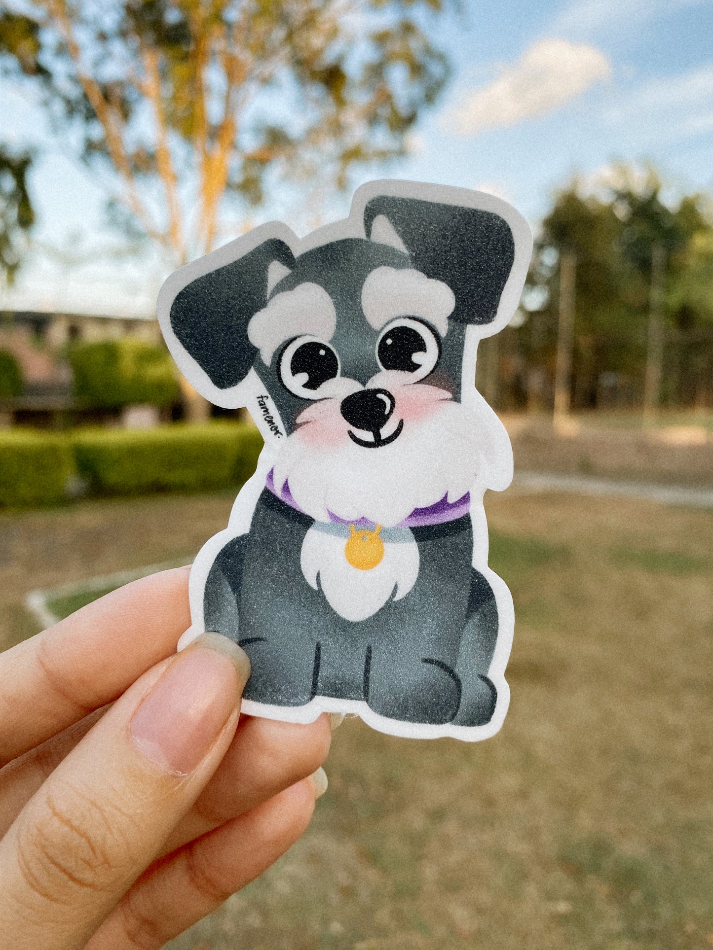 Perrito Schnauzer Sticker