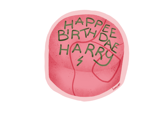 Happee Birthdae Harry Sticker